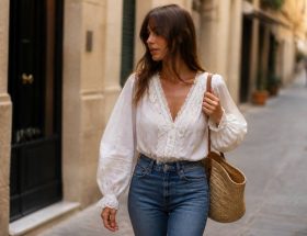 The romantic blouse is back: 7 chic ways French women are wearing it this summer (try #4 tonight!)