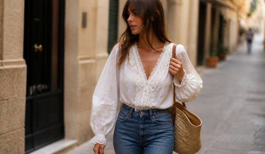 The romantic blouse is back: 7 chic ways French women are wearing it this summer (try #4 tonight!)