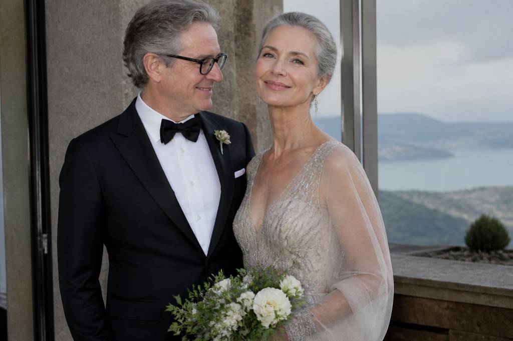 Paulina Porizkova weds at 61 — the silver couture gown that’s redefining bridal style for mature brides